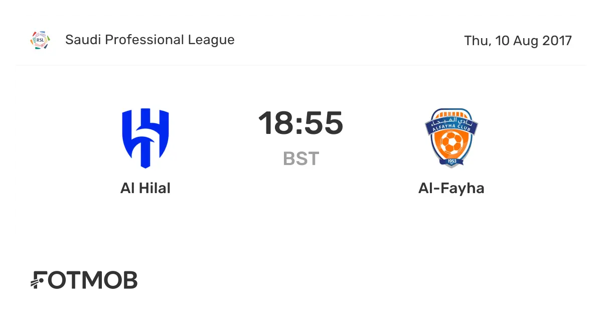 Exciting Clash: Al-Hilal vs Al-Feiha Match Recap