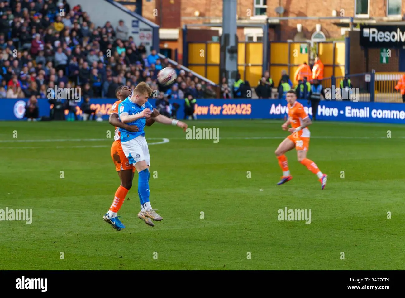 Blackpool Faces Off Against Stockport in Thrilling Encounter