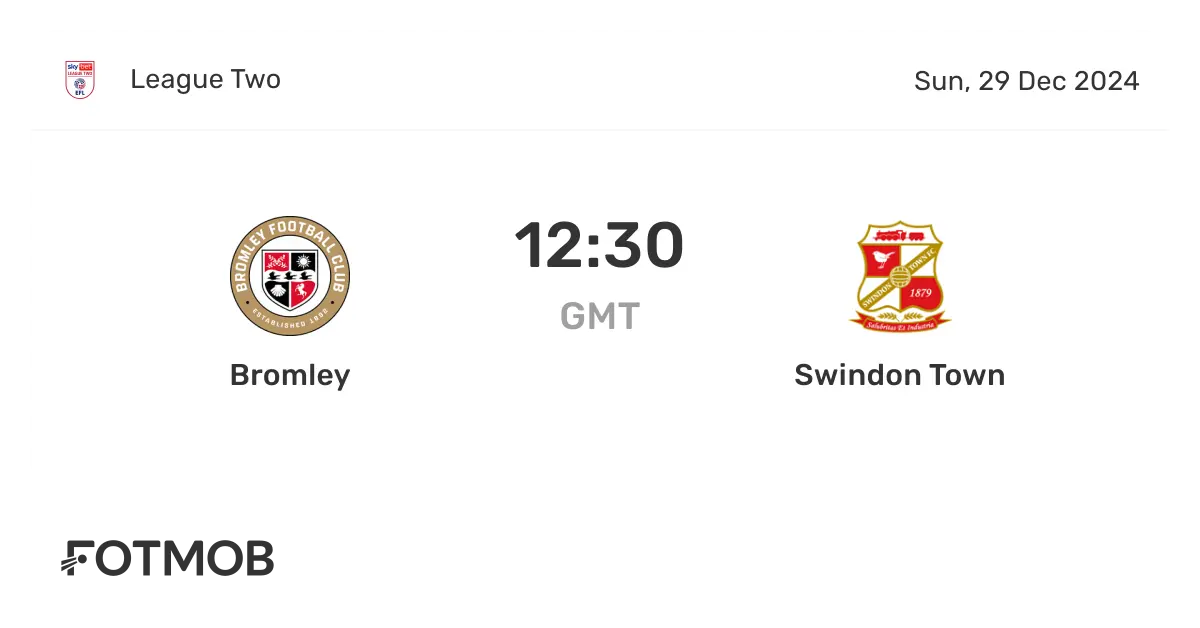 Bromley vs Swindon Town: Match Analysis and Highlights