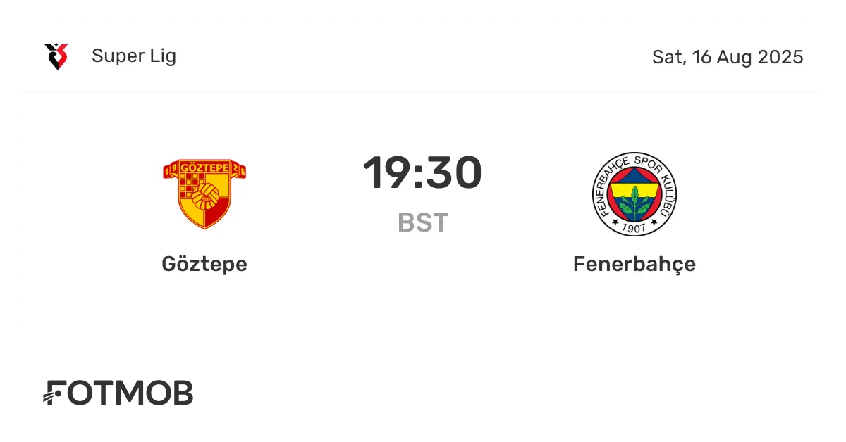 Fenerbahçe vs Göztepe: Thrilling Süper Lig Showdown