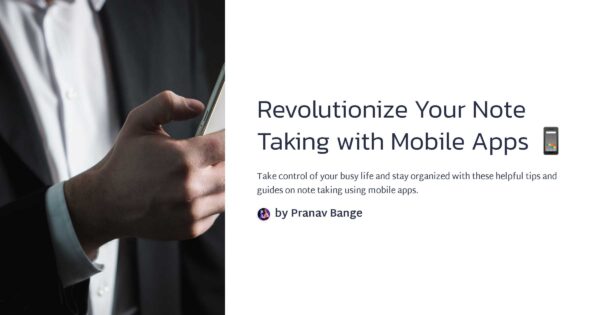 The Importance of Taking Notes for Effective Learning