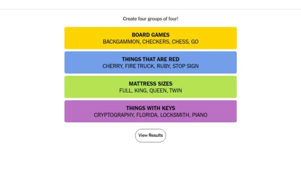 Latest NYT Connections Answers and Tips