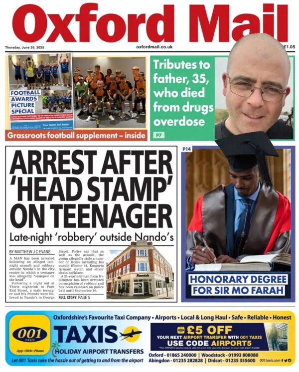 Current Events and Updates from Oxford Mail