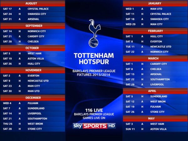 Tottenham Fixtures: Key Dates for the 2023 Season