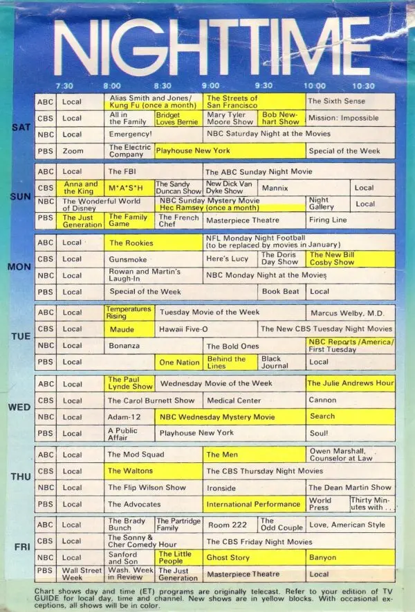 Your Guide to the TV Schedule Tonight