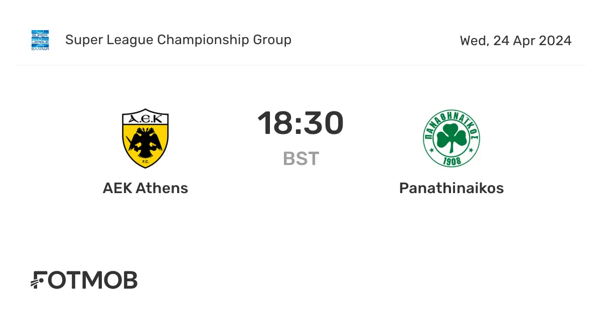 AEK Athens vs Olympiacos: The Clash of Titans