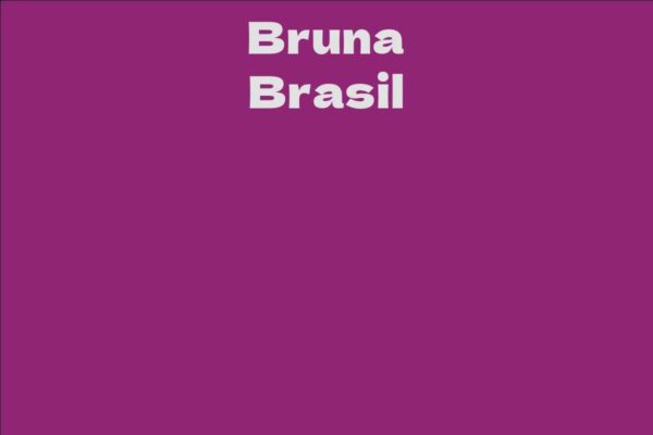 Bruna Brasil: A Rising Star in the Fashion Industry