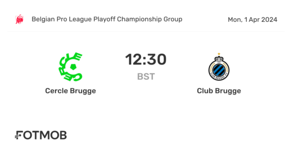 The Intense Rivalry of Cercle Brugge vs Club Brugge