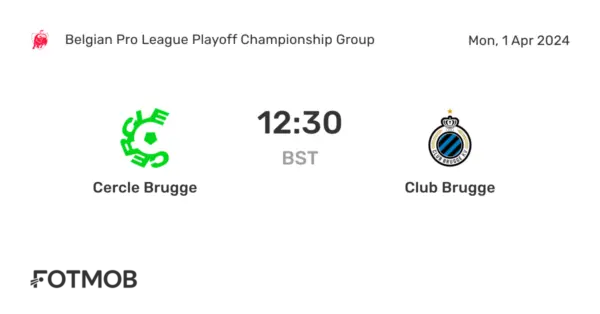 The Intense Rivalry of Cercle Brugge vs Club Brugge