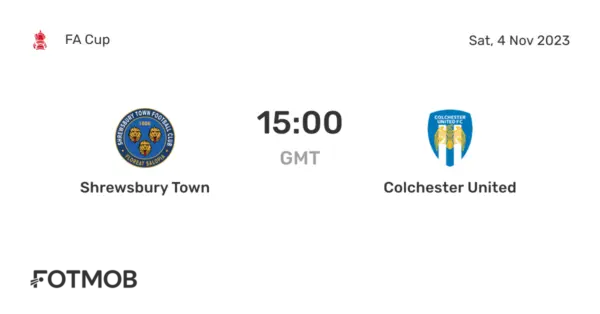 Colchester vs Shrewsbury: A Clash of League Aspirations