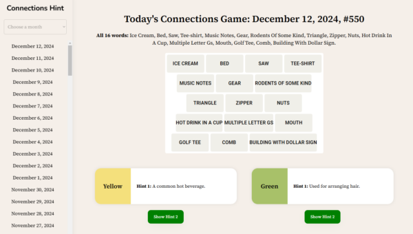 The Significance of Connections Hint in Modern Technology
