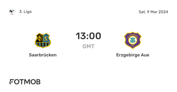 Erzgebirge Aue Set to Face Saarbrücken in Crucial Clash