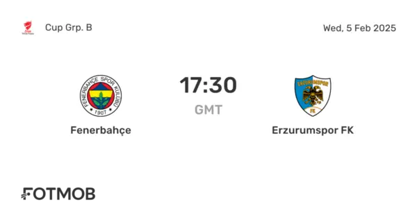 Fenerbahçe vs Erzurumspor: Key Match Insights