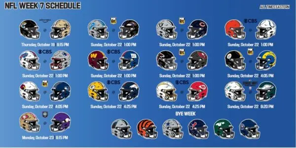 NFL Schedule This Week: Key Matchups and Game Times