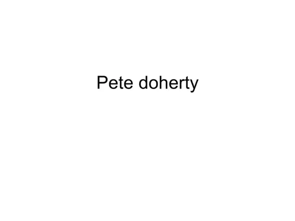 The Comeback of Pete Doherty: A Journey of Resilience