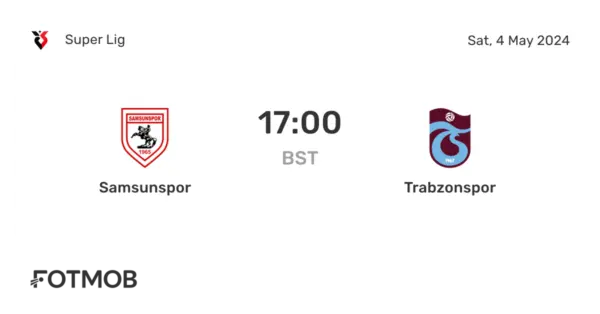 The Intense Rivalry of Samsunspor and Trabzonspor