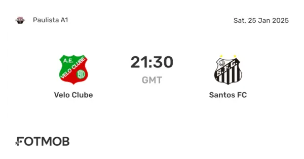 Santos Takes on Velo Clube: Match Recap and Highlights
