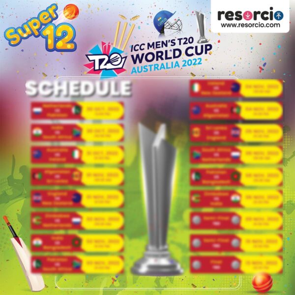 T20 World Cup Schedule: Key Dates and Venues Revealed