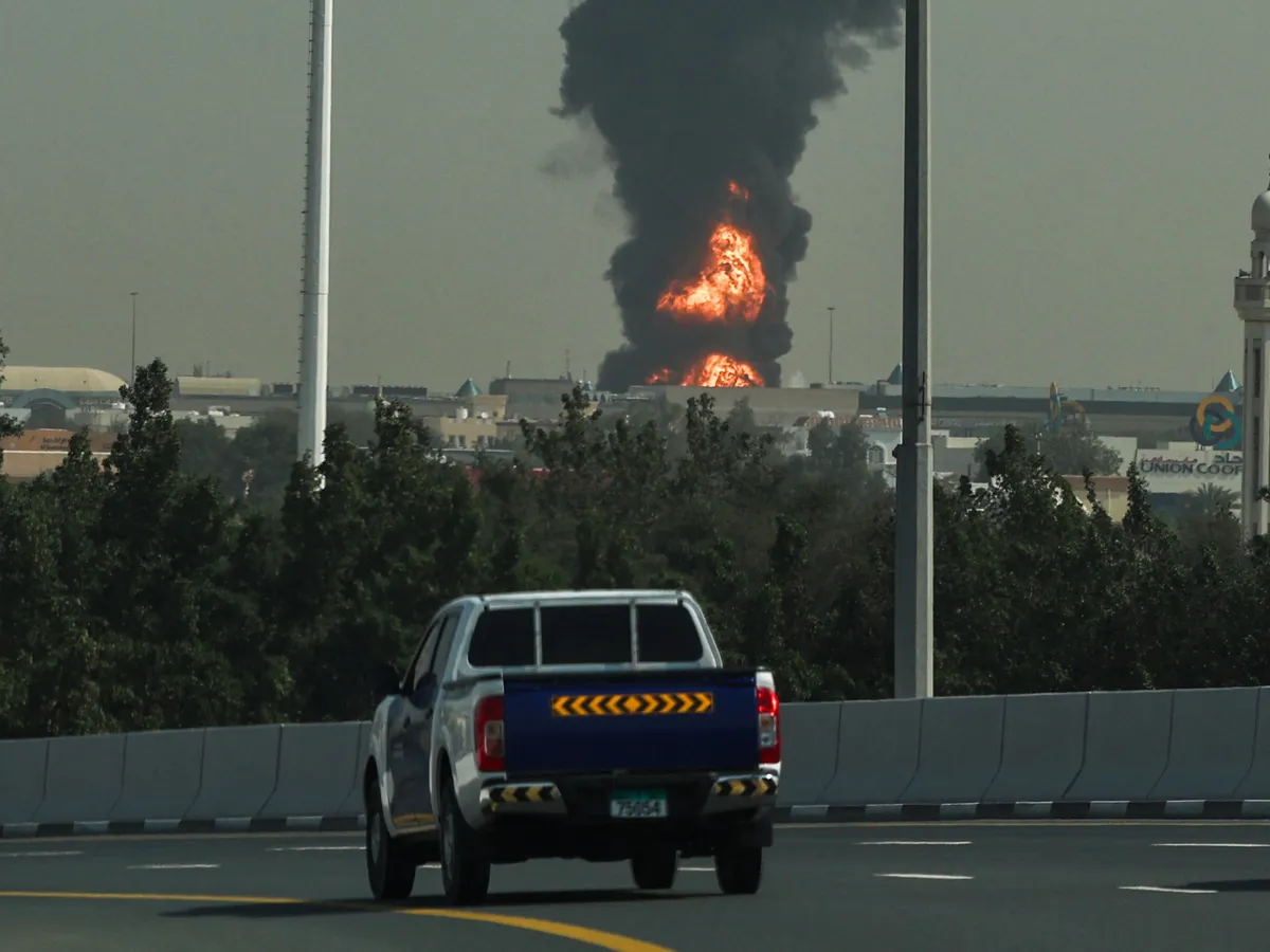 dubai airport drone attack — PK news