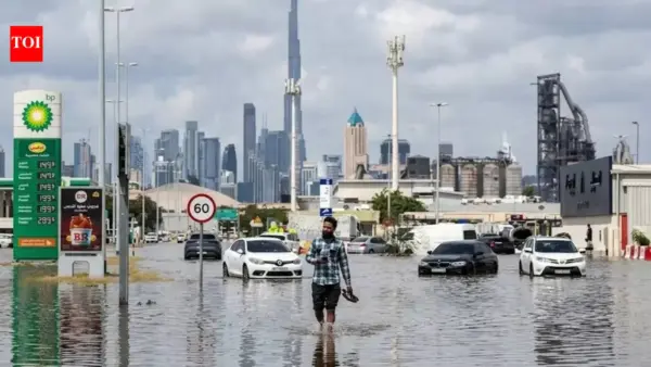Dubai Weather: Heavy Rain and Winds Disrupt Traffic