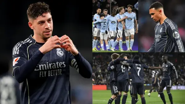 Real madrid secures last-minute victory against Celta Vigo