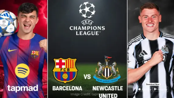 UEFA Champions League: Barcelona and Newcastle Set for Crucial Clash