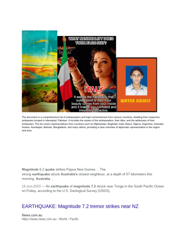 earthquakes today pakistan — PK news