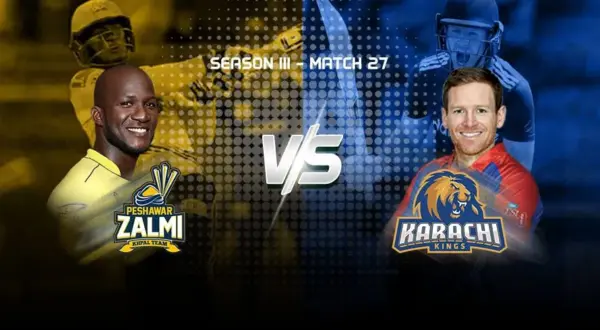 Karachi kings vs peshawar zalmi standings