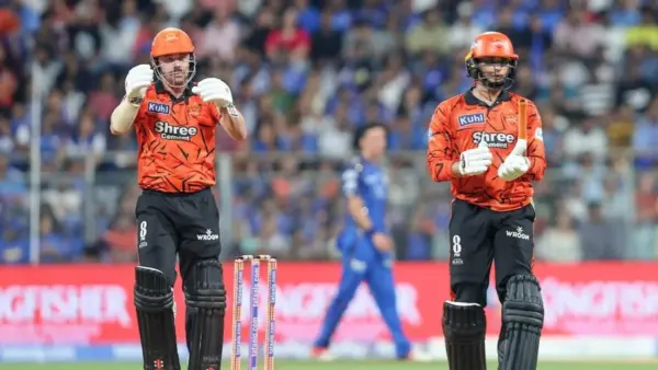 Mumbai indians vs sunrisers hyderabad standings