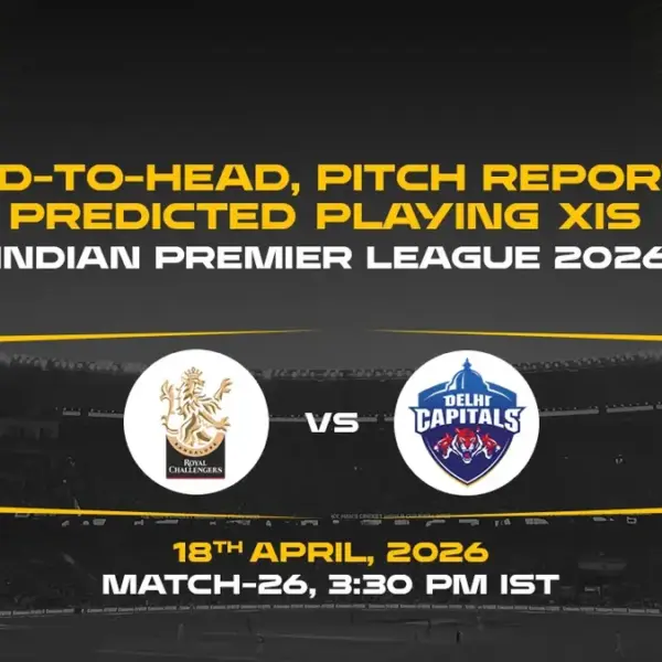 RCB vs DC: IPL 2026 Match Update