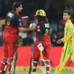 royal challengers bengaluru vs chennai super kings standings — PK news