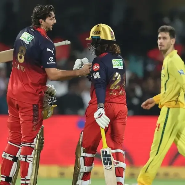 Royal Challengers Bengaluru vs Chennai Super Kings standings
