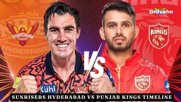 Sunrisers Hyderabad vs Punjab Kings Standings