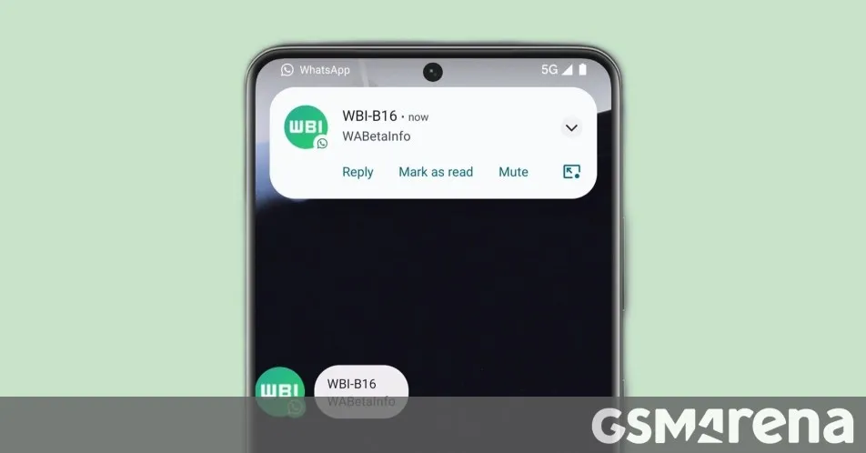 whatsapp notification bubbles feature test — PK news